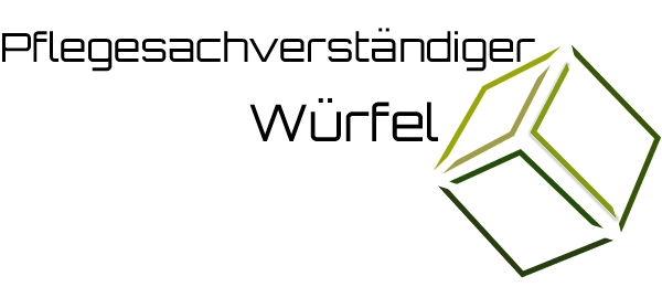 Logo Pflegesachverständiger Würfel